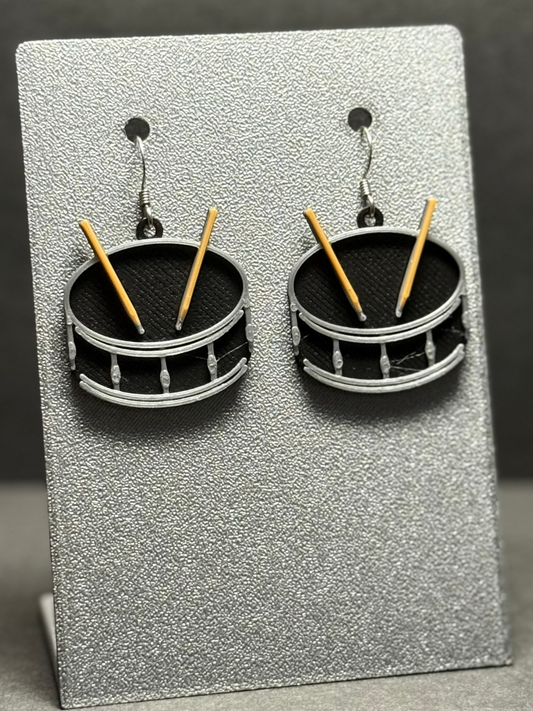 Earrings - Snare Drum